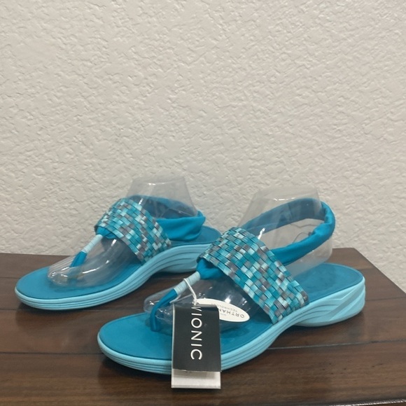 Vionic Serene Tia Backstrap Sandals Teal Size 11 - Picture 4 of 8